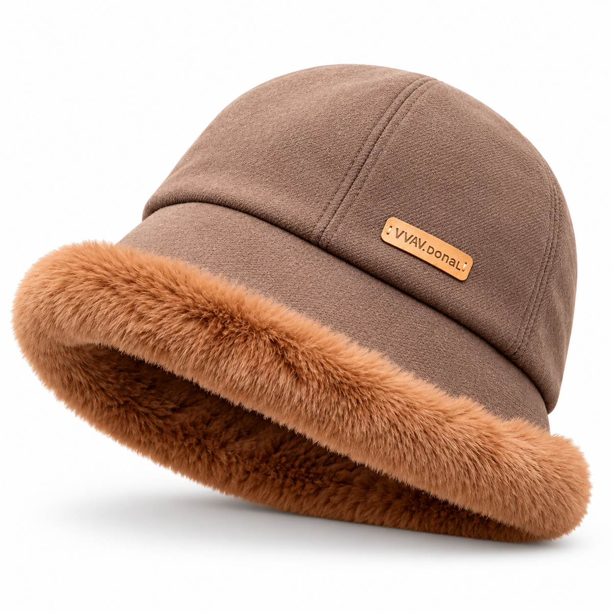 Fuzzy Trim Winter Bucket Hat | Soft Fashion Hat