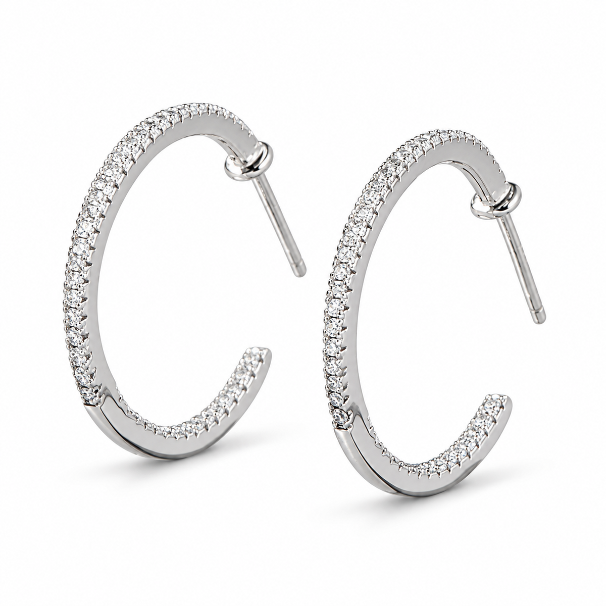 C-Suite Zircon 925 Sterling Silver Earrings