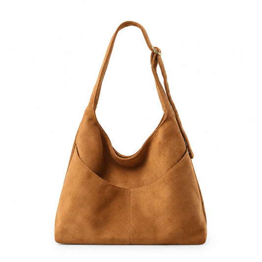 Suede Boho Shoulder Bag