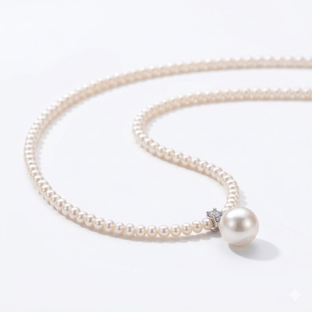 Dainty Pearl Pendant Necklace