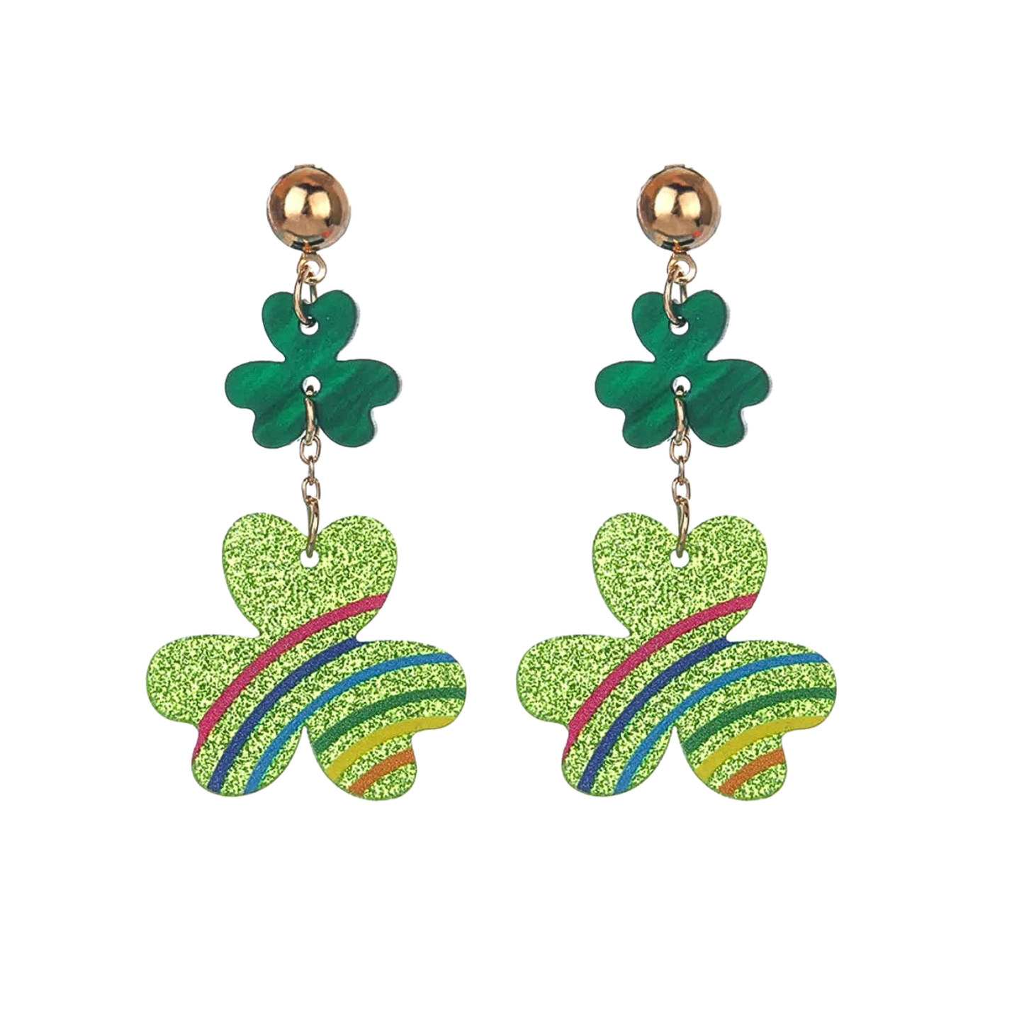 Irish Luck Dangle Earrings