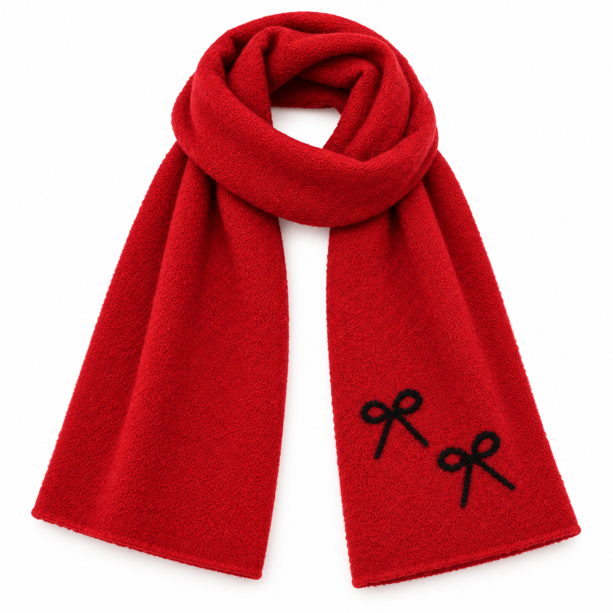 Bow Detail Winter Scarf for Women | Cozy Cold Weather Accessory