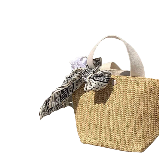 Emerald Coast Straw Shopper Bag