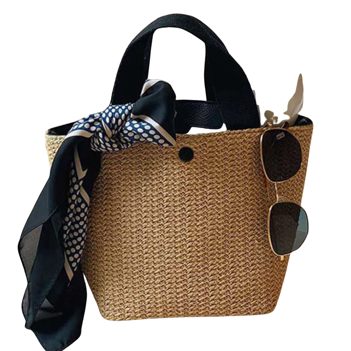 Emerald Coast Straw Shopper Bag