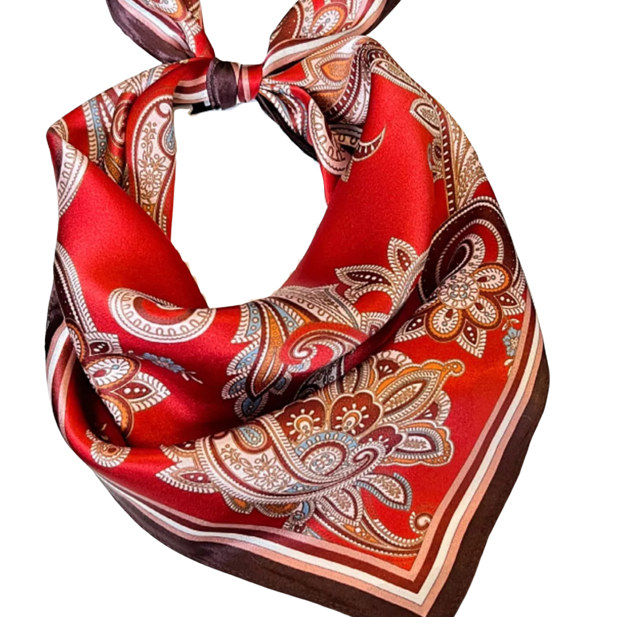 Vintage Paisley Silk Scarf