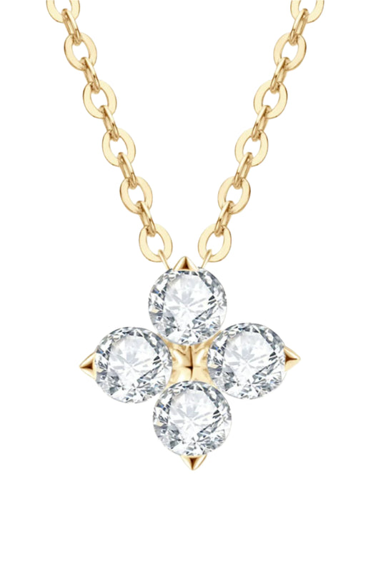 Lucky Four Leaf Clover Pendant Necklace