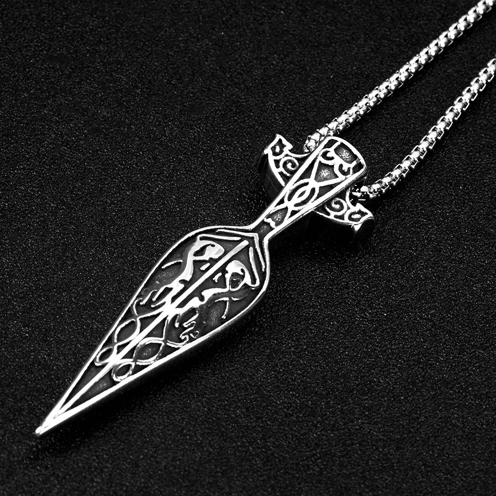 Vintage Arrowhead in Titanium Steel