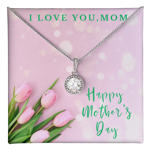 Love You Mom | Mother's Day Gift Box and Keepsake | Pink Tulips