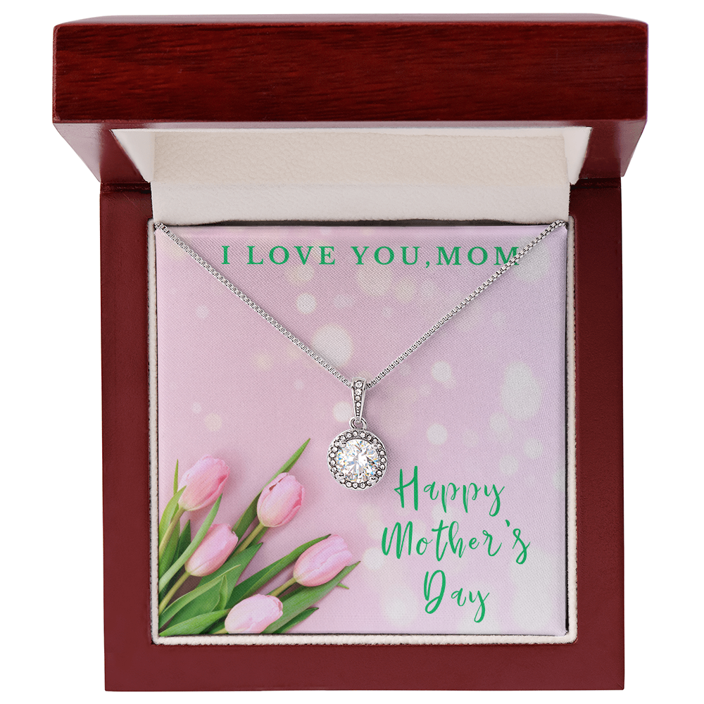 Love You Mom | Mother's Day Gift Box and Keepsake | Pink Tulips