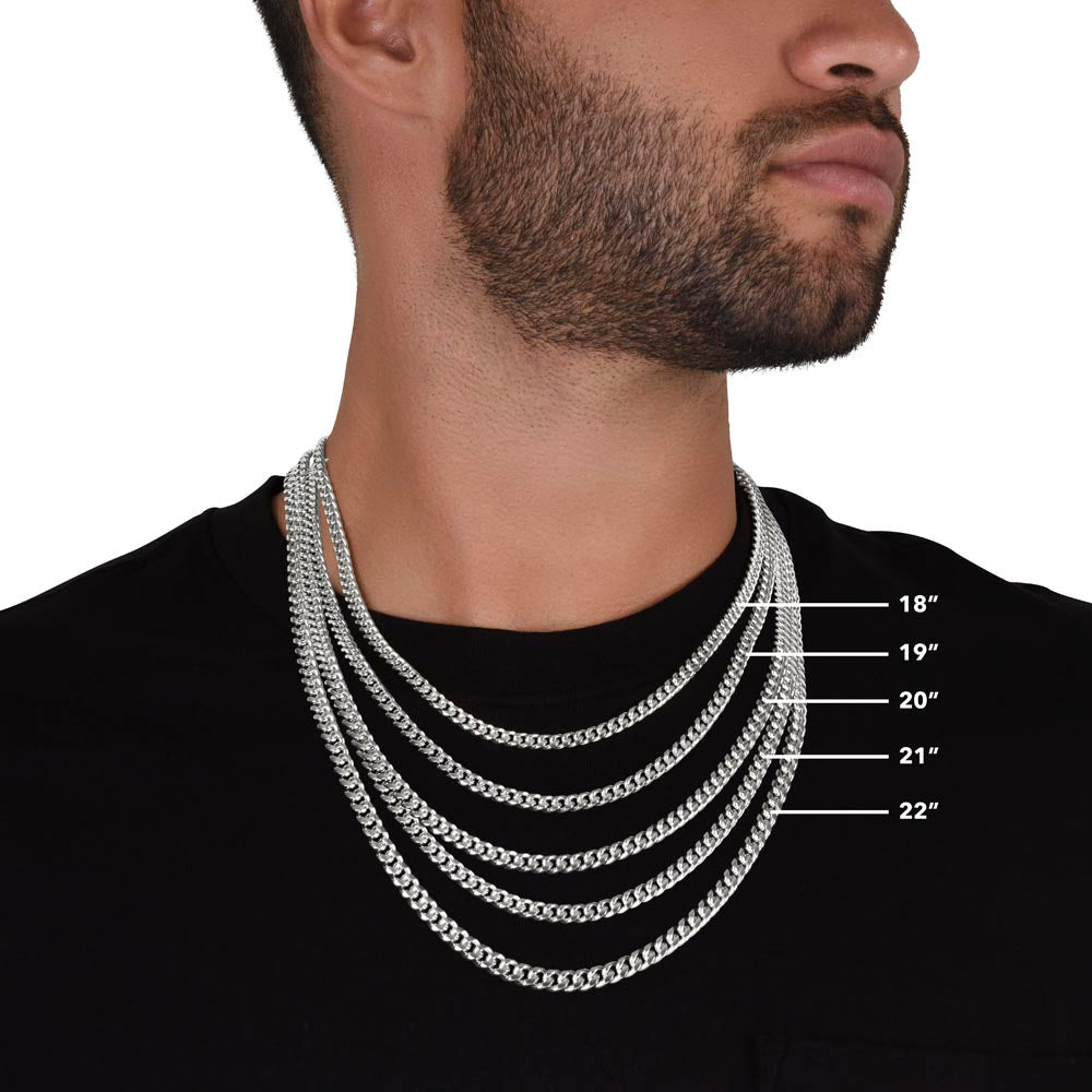 Class of 2026 Graduation Gift for Him | Men's Cuban Link Chain & Inspirational Message Card |Jewelry  Charm & Dazzle