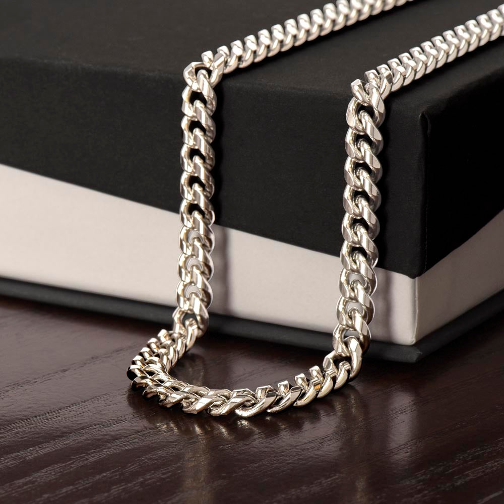 Graduation Gift for Him: Class of 2026 Cuban Link Chain