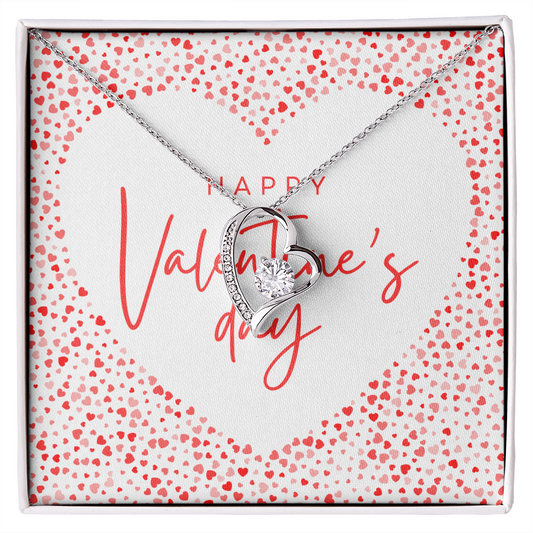 Charm & Dazzle Heart Pendent Necklace - Pink and Red Valentine's Day Theme | Gift for her