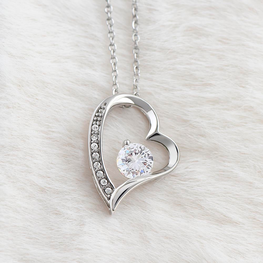 Class of 2026 Graduation Necklace for Her | Dazzling Heart Pendant & Inspirational Message Card | Charm & Dazzle