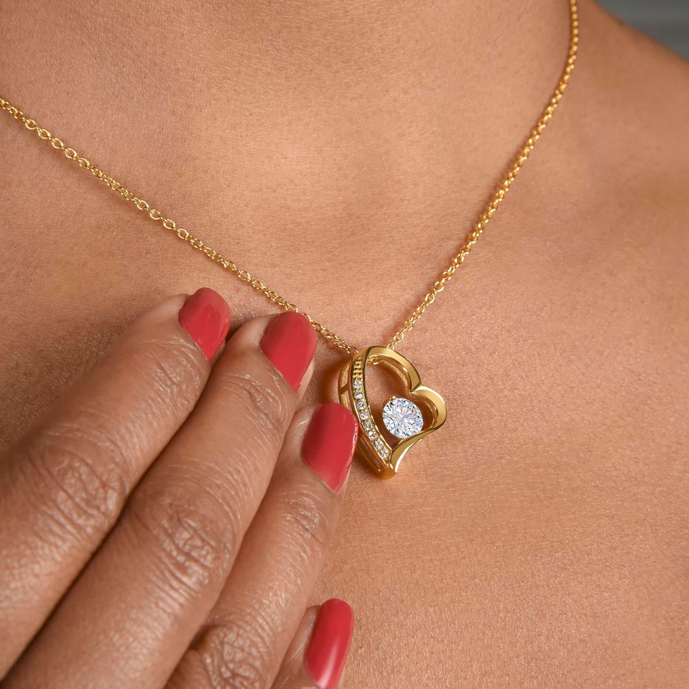 Class of 2026 Graduation Necklace for Her | Dazzling Heart Pendant & Inspirational Message Card | Charm & Dazzle