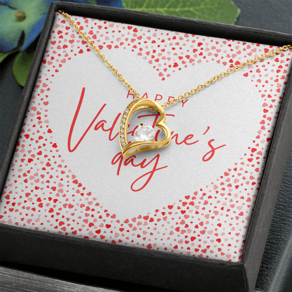 Charm & Dazzle Heart Pendent Necklace - Pink and Red Valentine's Day Theme | Gift for her