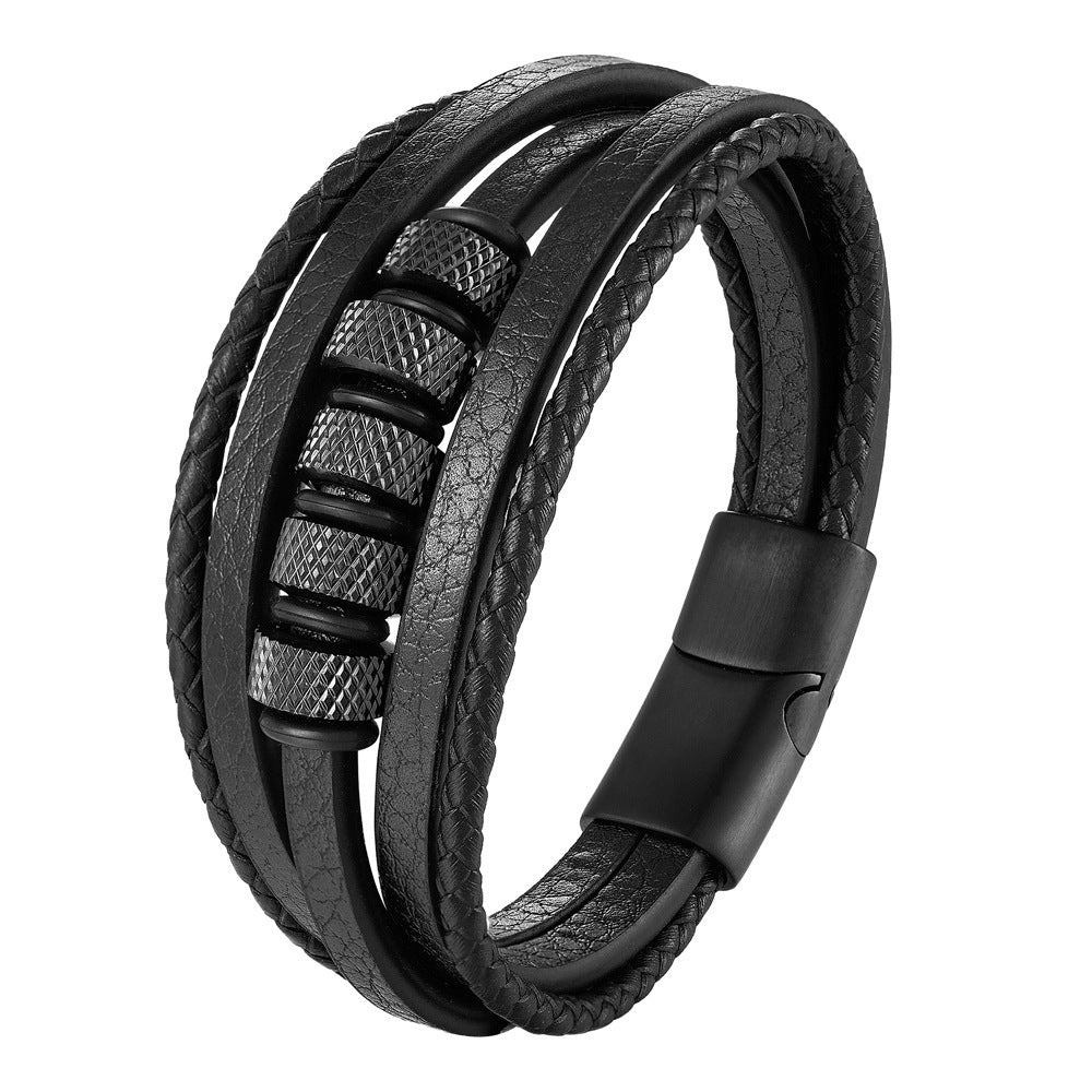 Everyday Braided Leather Bracelet