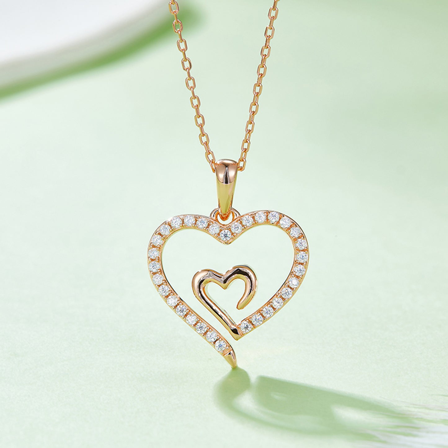 Heart to Heart Pendant Necklace