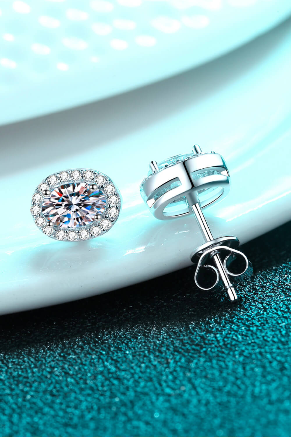 Sphere of Influence Moissanite Stud Earrings