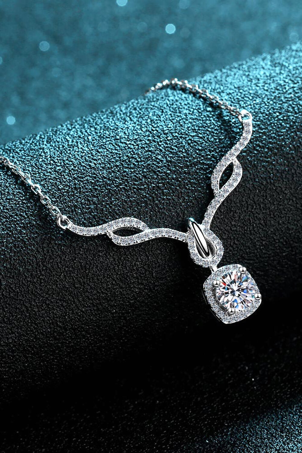 Artisan Allure Formal Moissanite Necklace