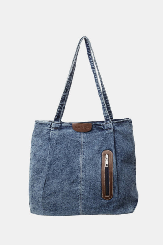 Everyday Denim Tote Bag