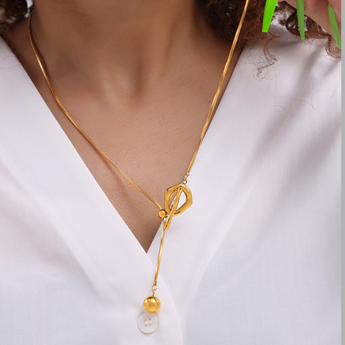 Charm & Dazzle Fashion Lariat Gold or Silver