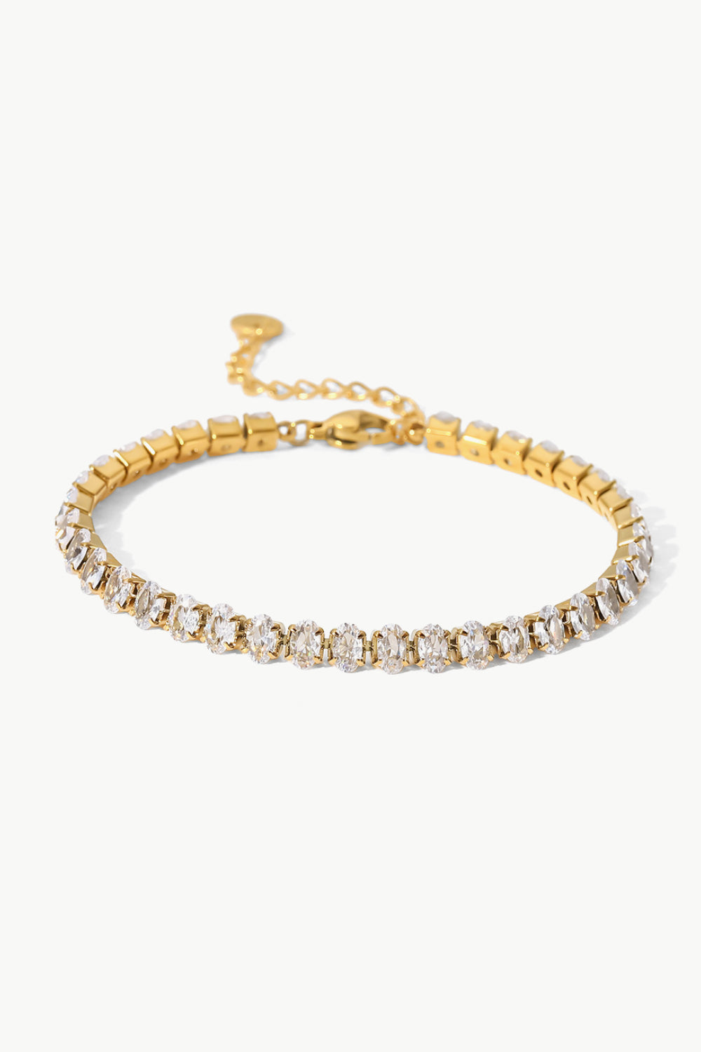 18K Gold Plated Bracelet Zircon  Tennis Bracelet