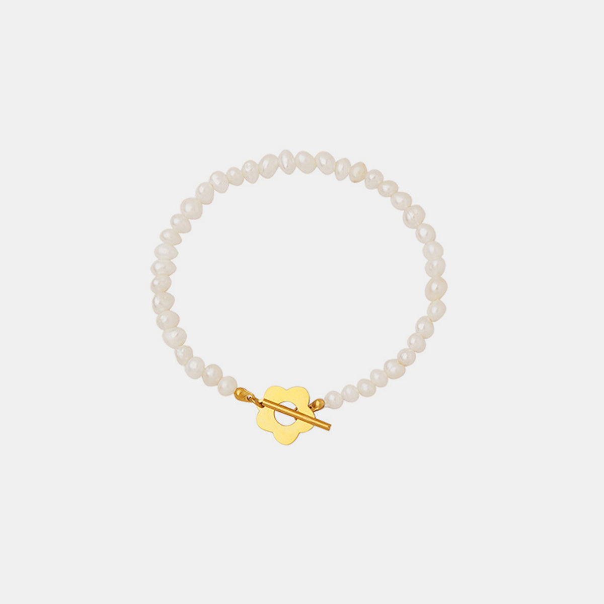 Charming Freshwater Pearl Bloom Bracelet