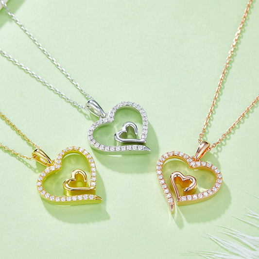 Heart to Heart Pendant Necklace
