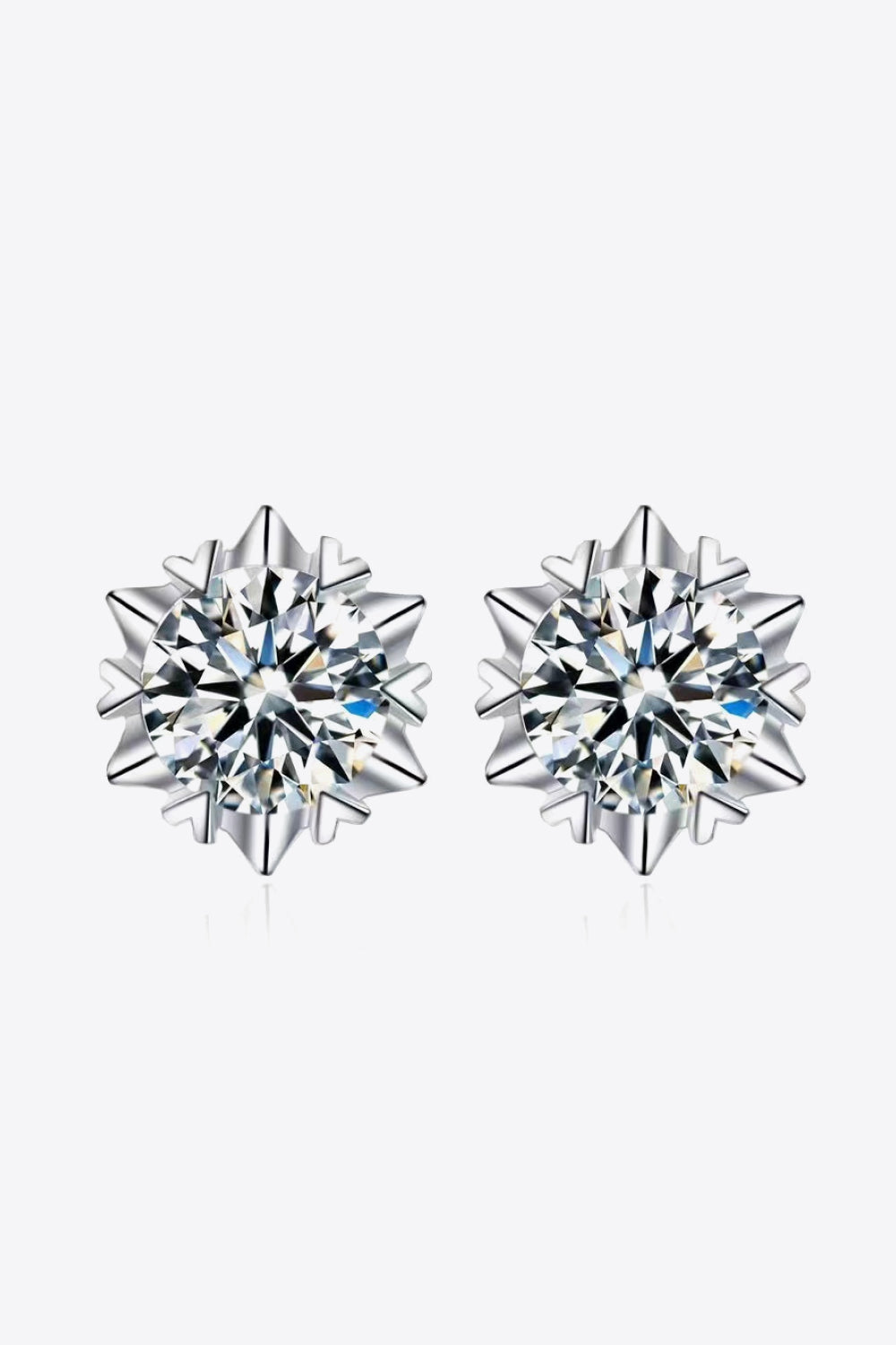 Starlight Moissanite Stud Earrings