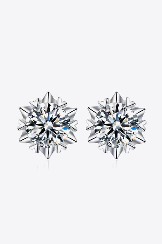 Starlight Moissanite Stud Earrings