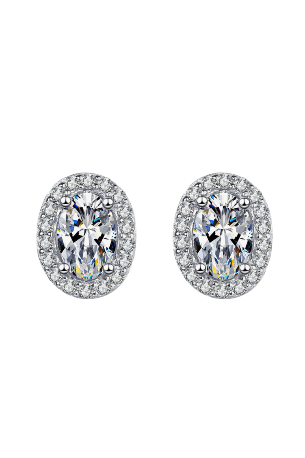 Sphere of Influence Moissanite Stud Earrings