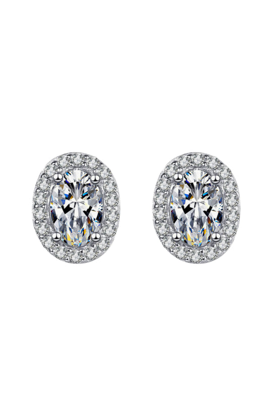 Sphere of Influence Moissanite Stud Earrings