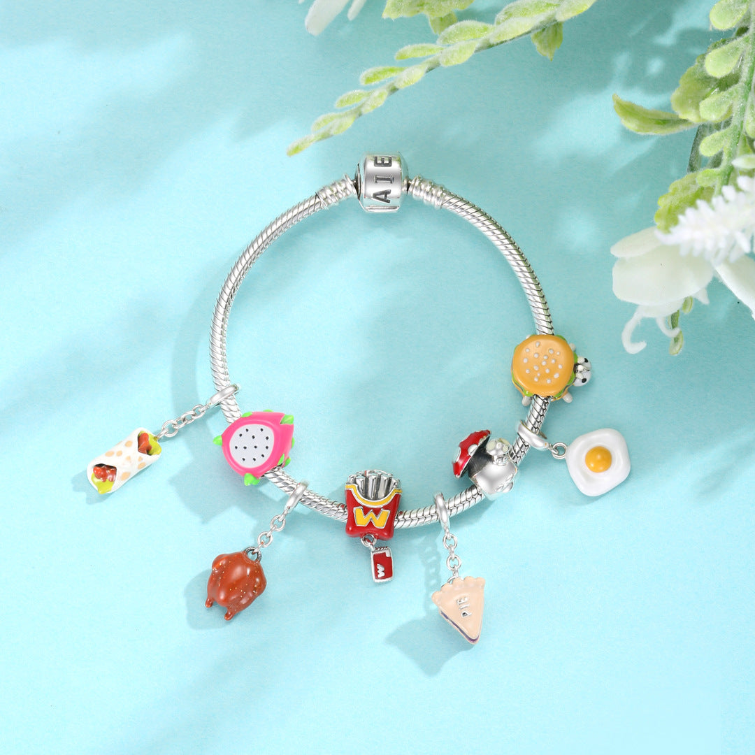 Gourmet Bites Charm Series in S925 Sterling Silver