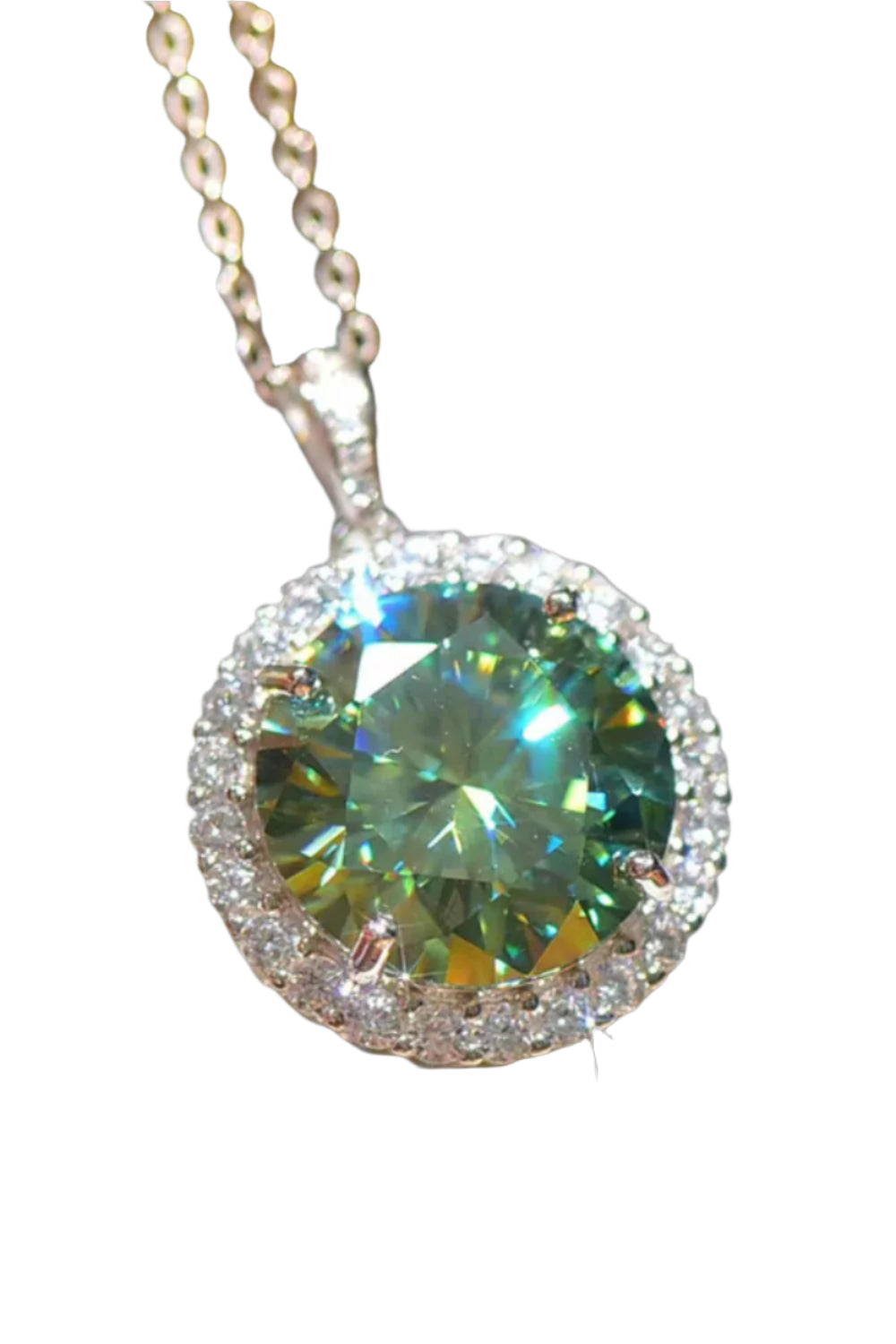 Envy 10 Carat Moissanite Pendant Necklace