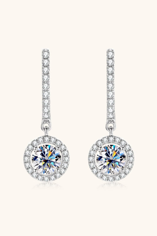 2 Carat Drip Moissanite Earrings