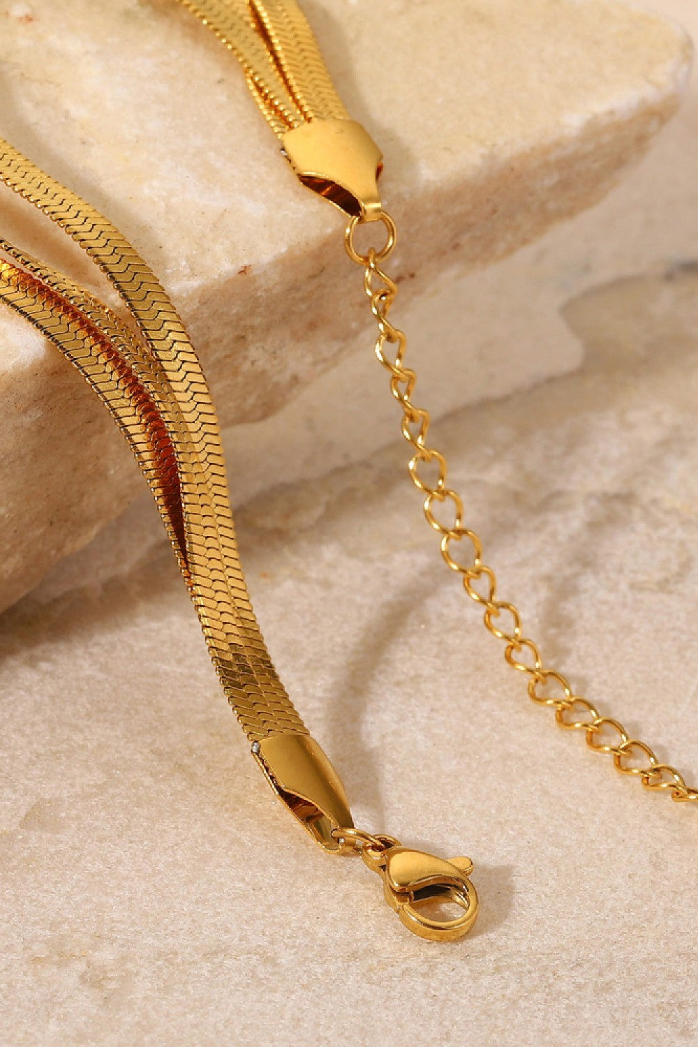 Three Layer Snake Chain Bracelet