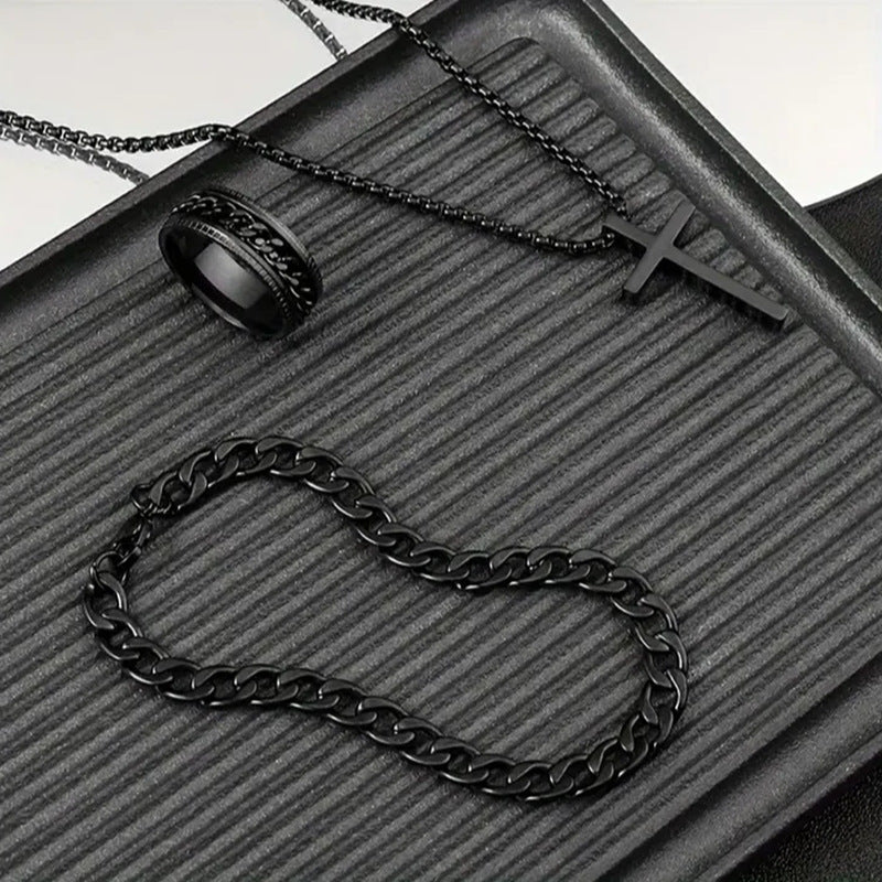 Everyday Titan Cross Jewelry Set