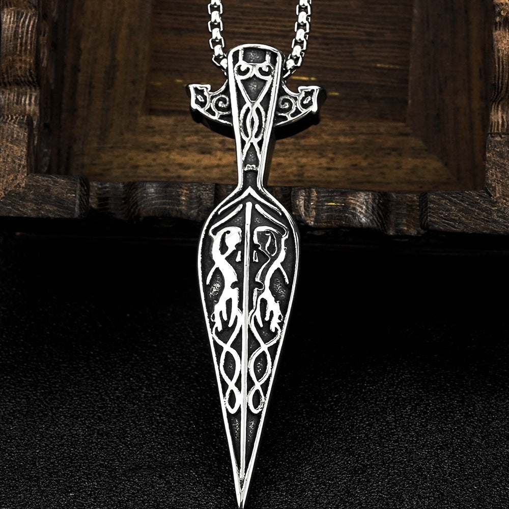 Vintage Arrowhead in Titanium Steel