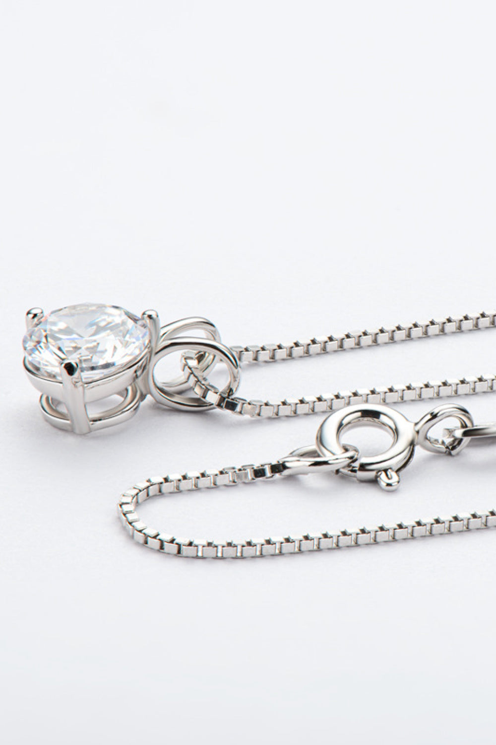 Zenith 1K Carat Moissanite Pendant Necklace