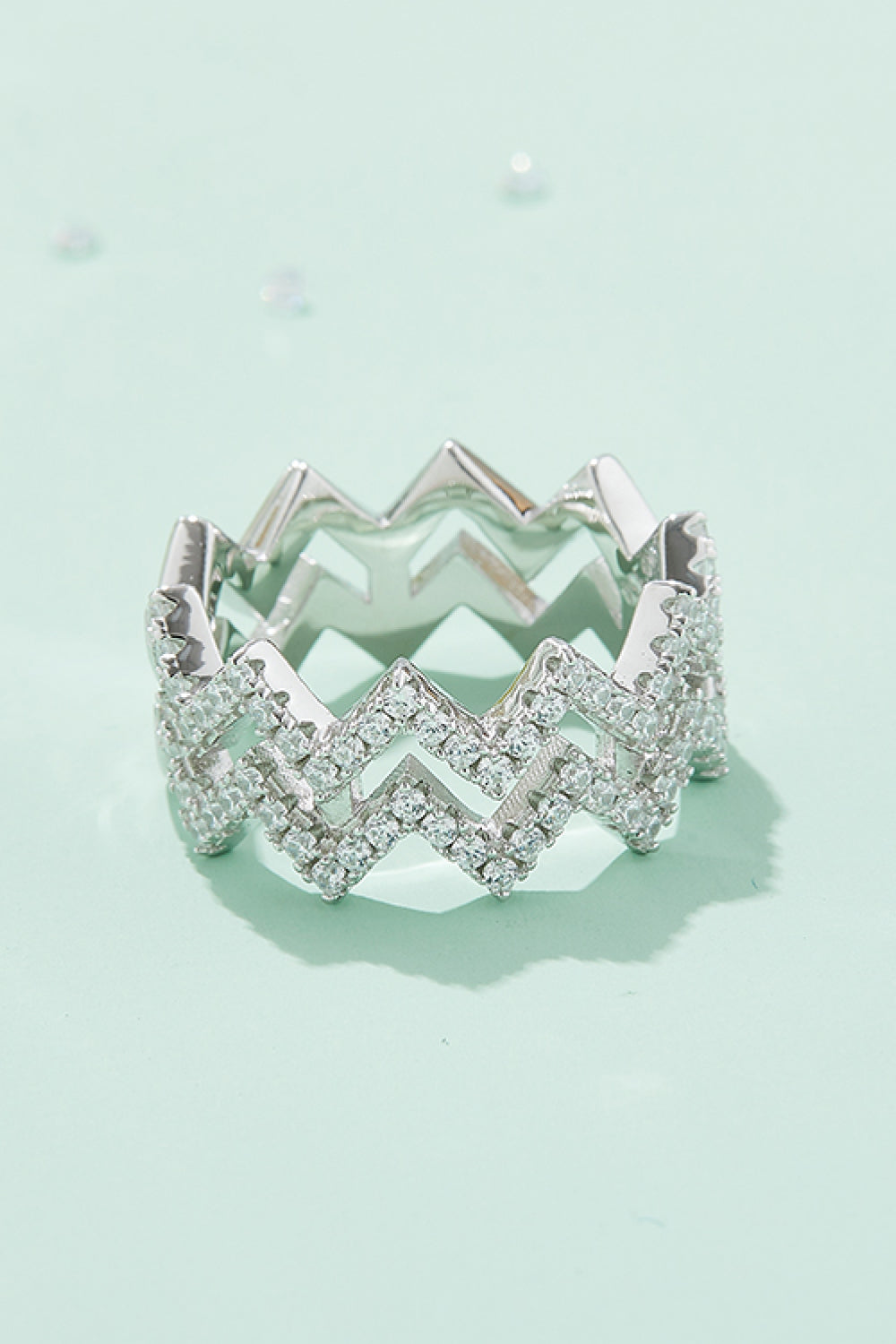 Eternity Crown Moissanite Rings
