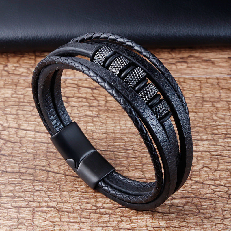 Everyday Braided Leather Bracelet