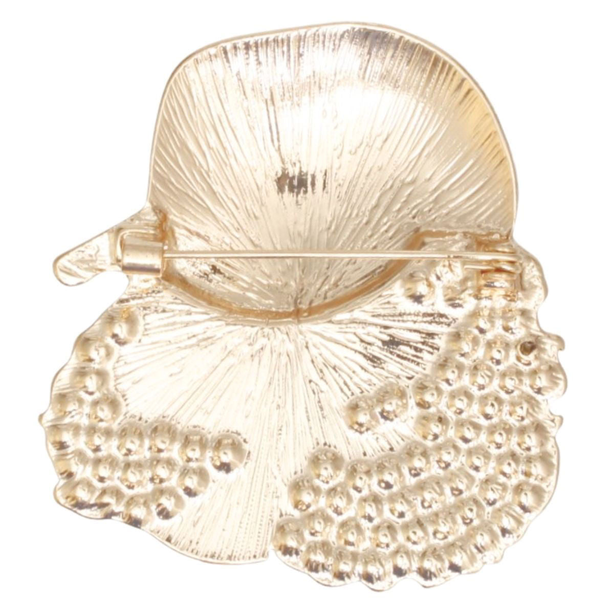 Breast Cancer Supportive Sister Gold Glam Brooch
