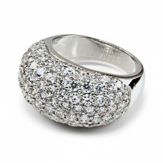 Cosmic Glow Fashion Cocktail Ring