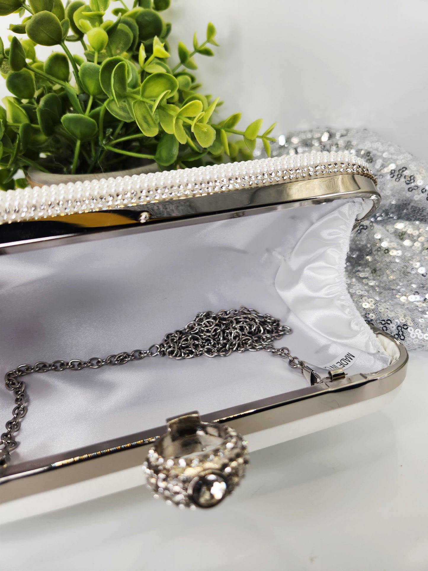 “I Do” Pearl Bridal Clutch – Wedding Clutch for Brides