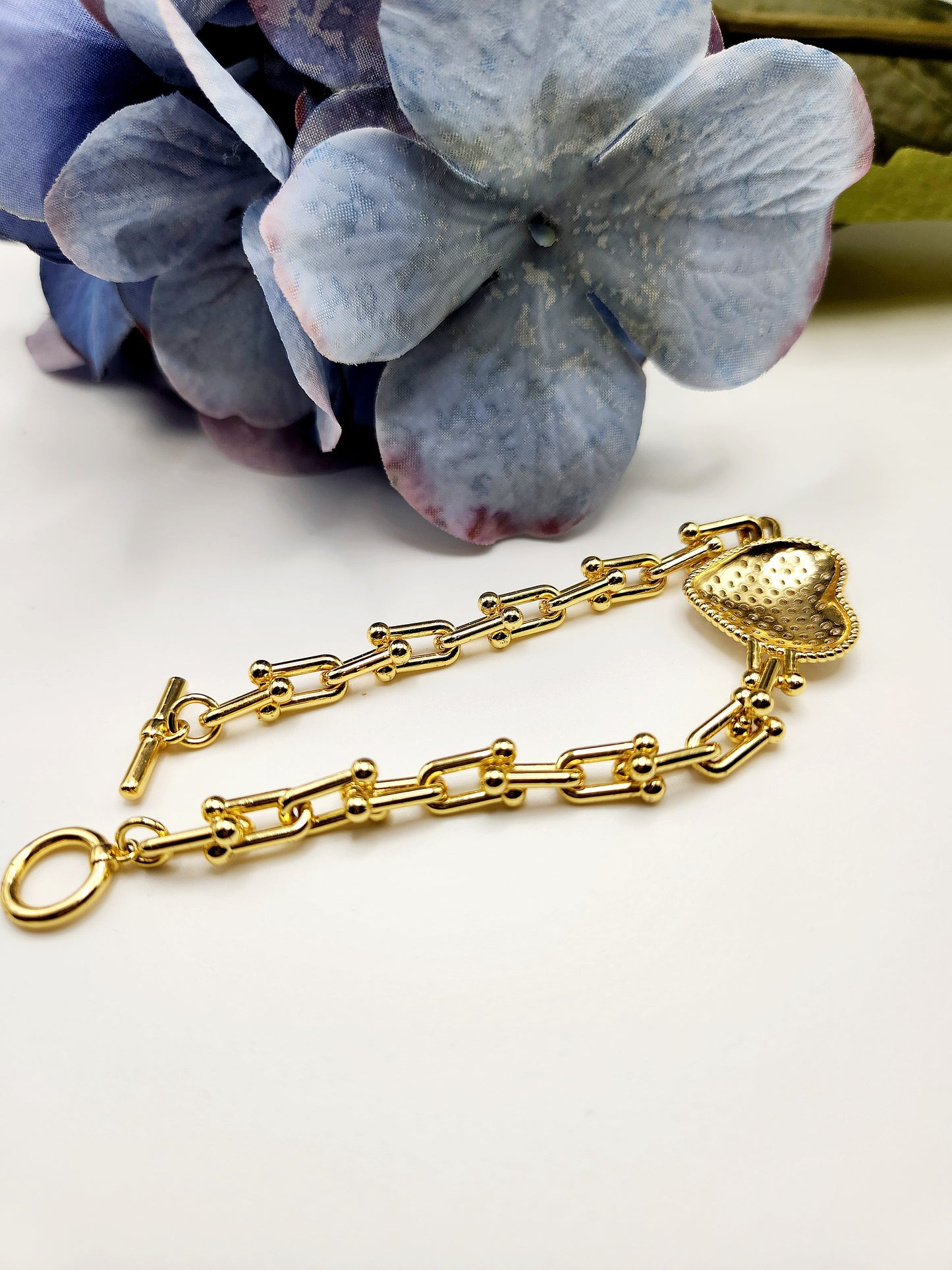 Twinkling Heart Charm Bracelet