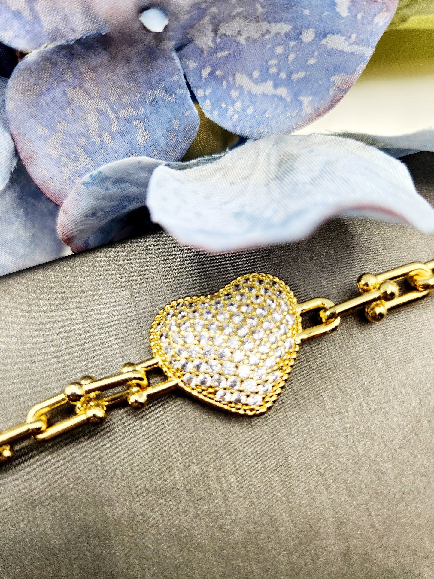 Twinkling Heart Charm Bracelet