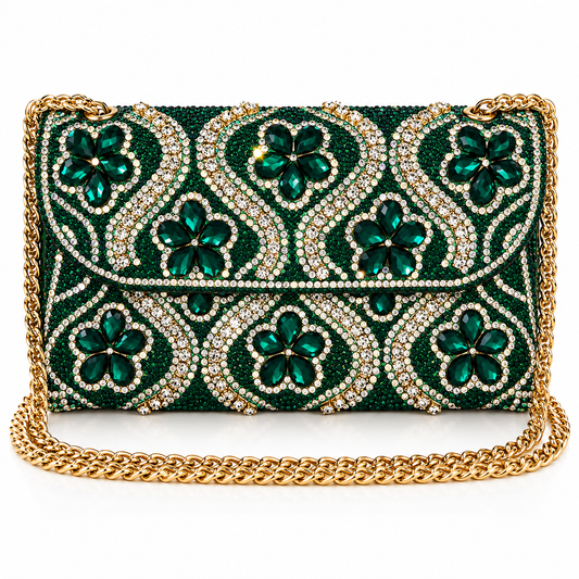 Jewel Crystal Evening Clutch