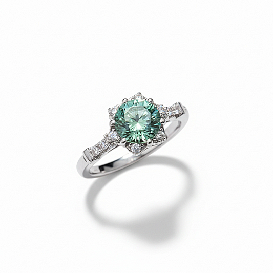 Georgian Moissanite Ring S925