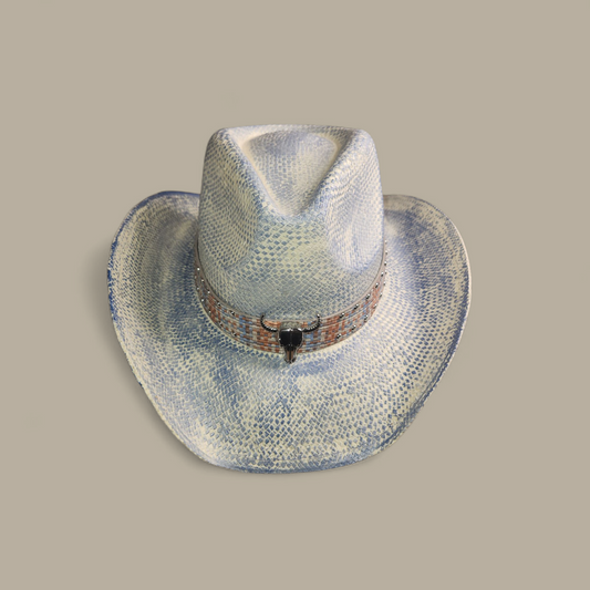 Faded Denim Rancher Hat