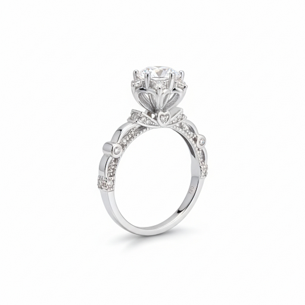 Georgian Moissanite Ring S925